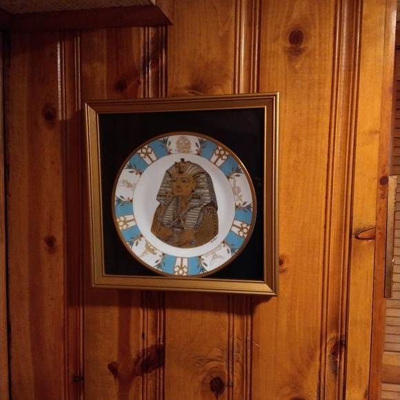 Large decor wall plate with frame - Picture 2 of 7